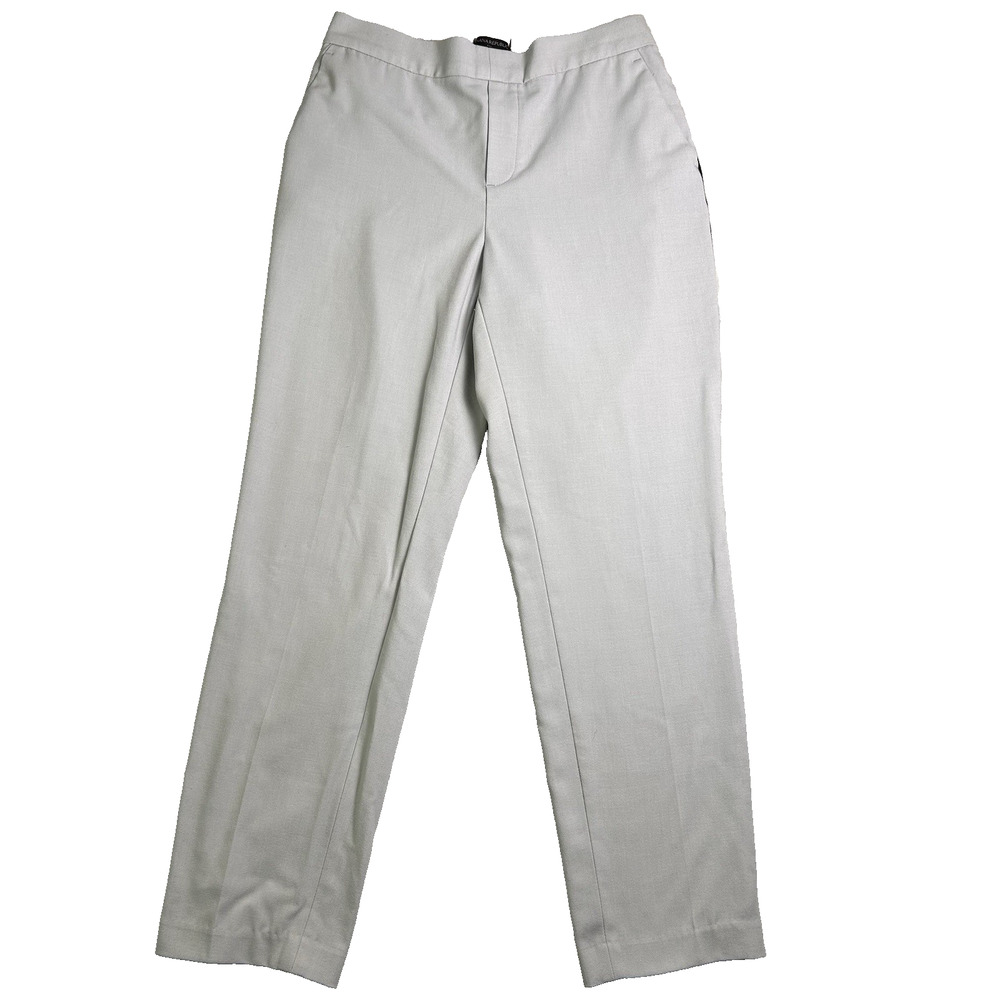 Banana Republic Hayden Pants Women's 6 Light Gray Minimalist Office Professional